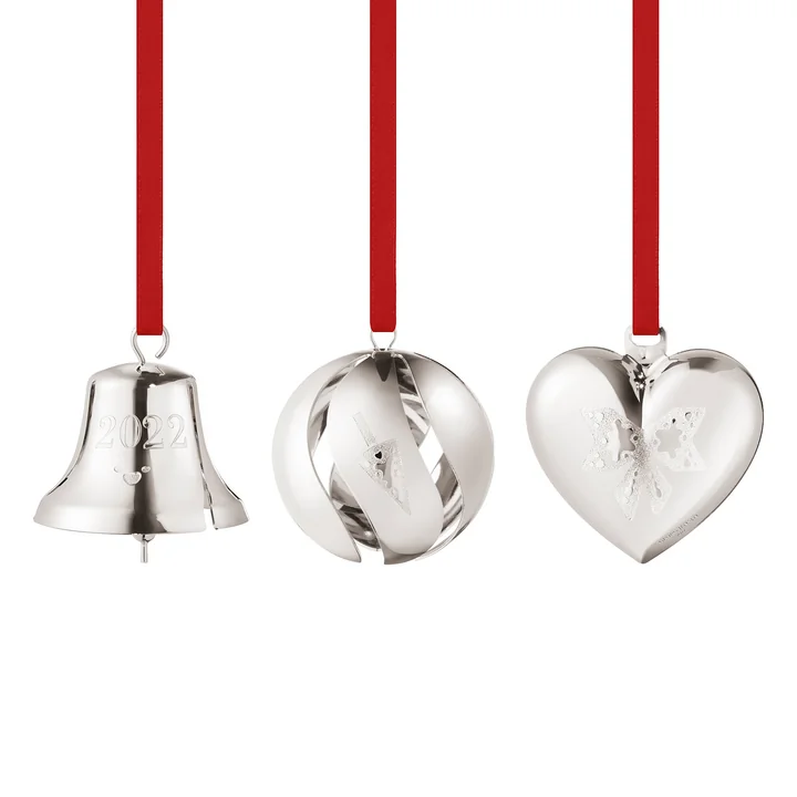 Georg Jensen - Geschenk-Set 2022 (3 tlg.), palladium