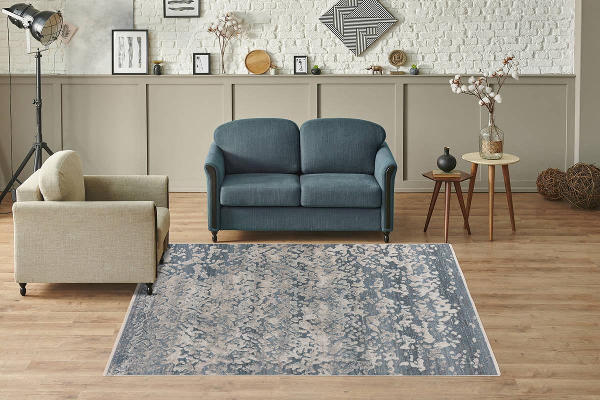 Kurzflorteppich DILAN 300 - anthrazit - 80x150 cm