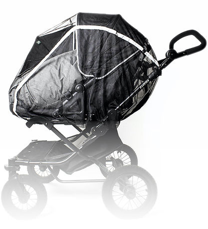 Easygrow Moskitonetz für Zwillinge/-Buggy - Schwarz
