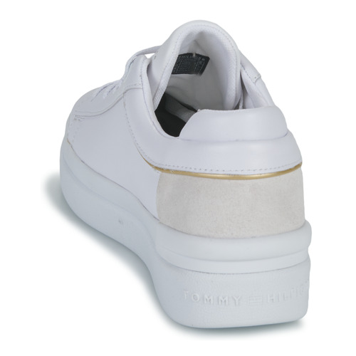 Tommy Hilfiger - CORP WEBBING COURT SNEAKER - Blanc / Marine / Rouge