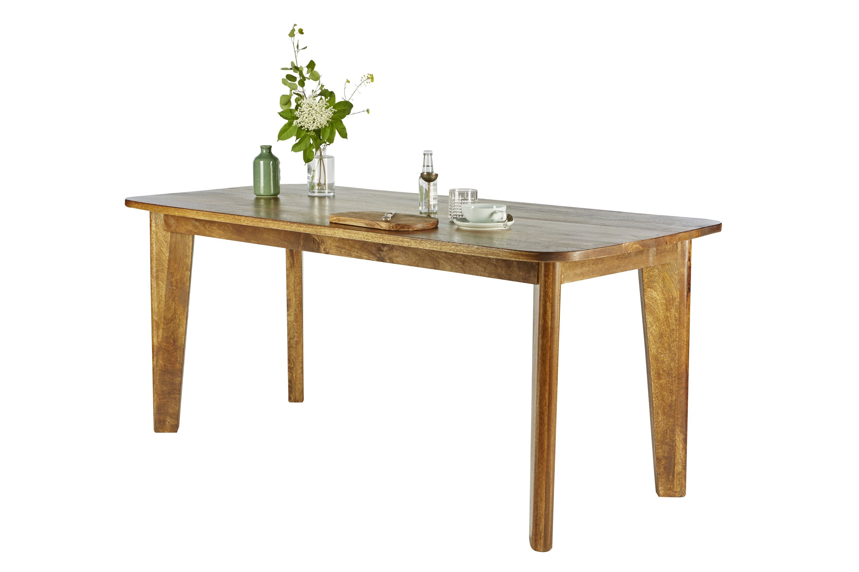 Esstisch 180x80cm Mango Speisetisch Wohnzimmertisch Küchentisch Esszimmer Tisch