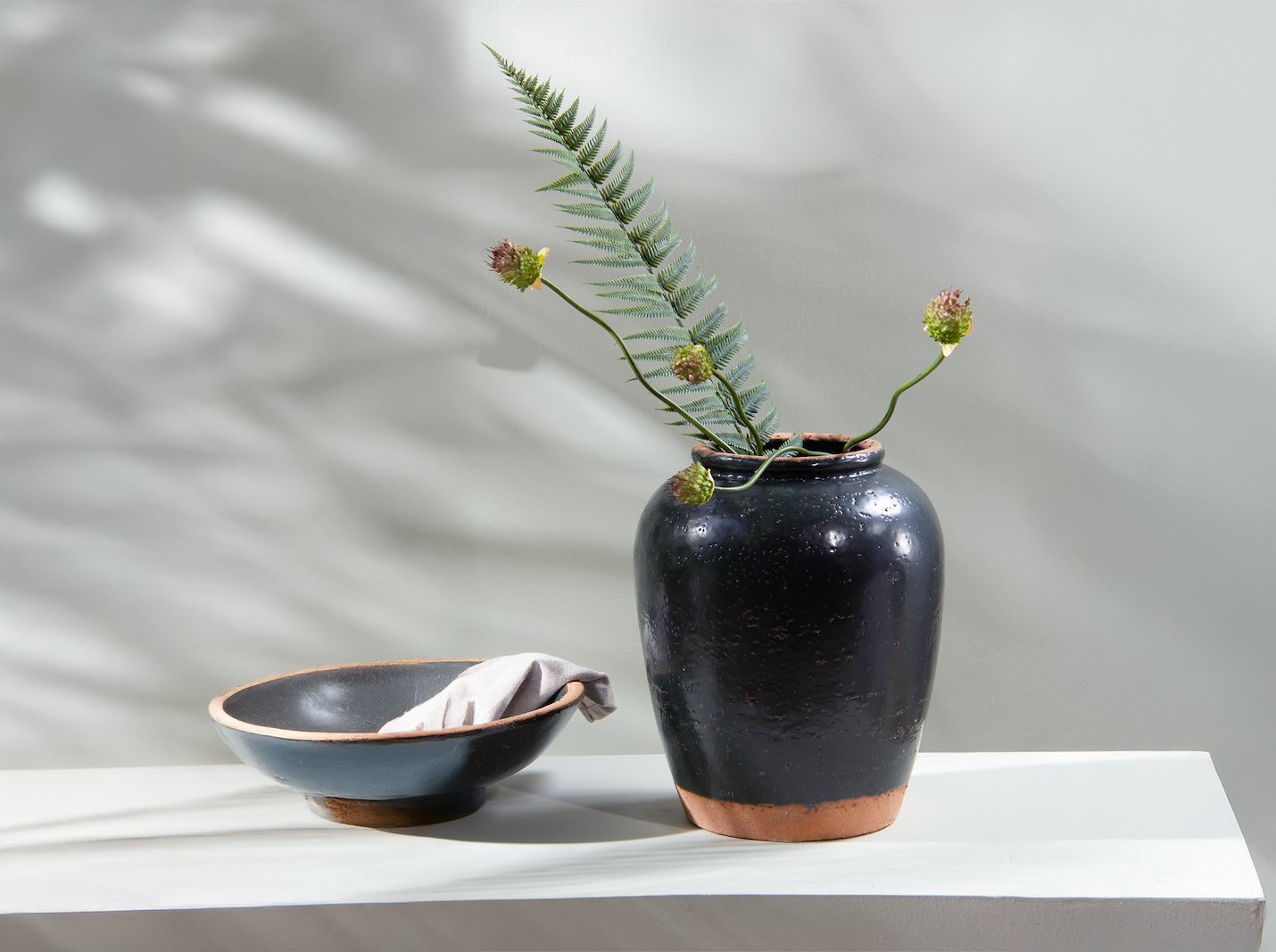 Savannah vase/krukke Sort Ø25,5 H31,5 cm