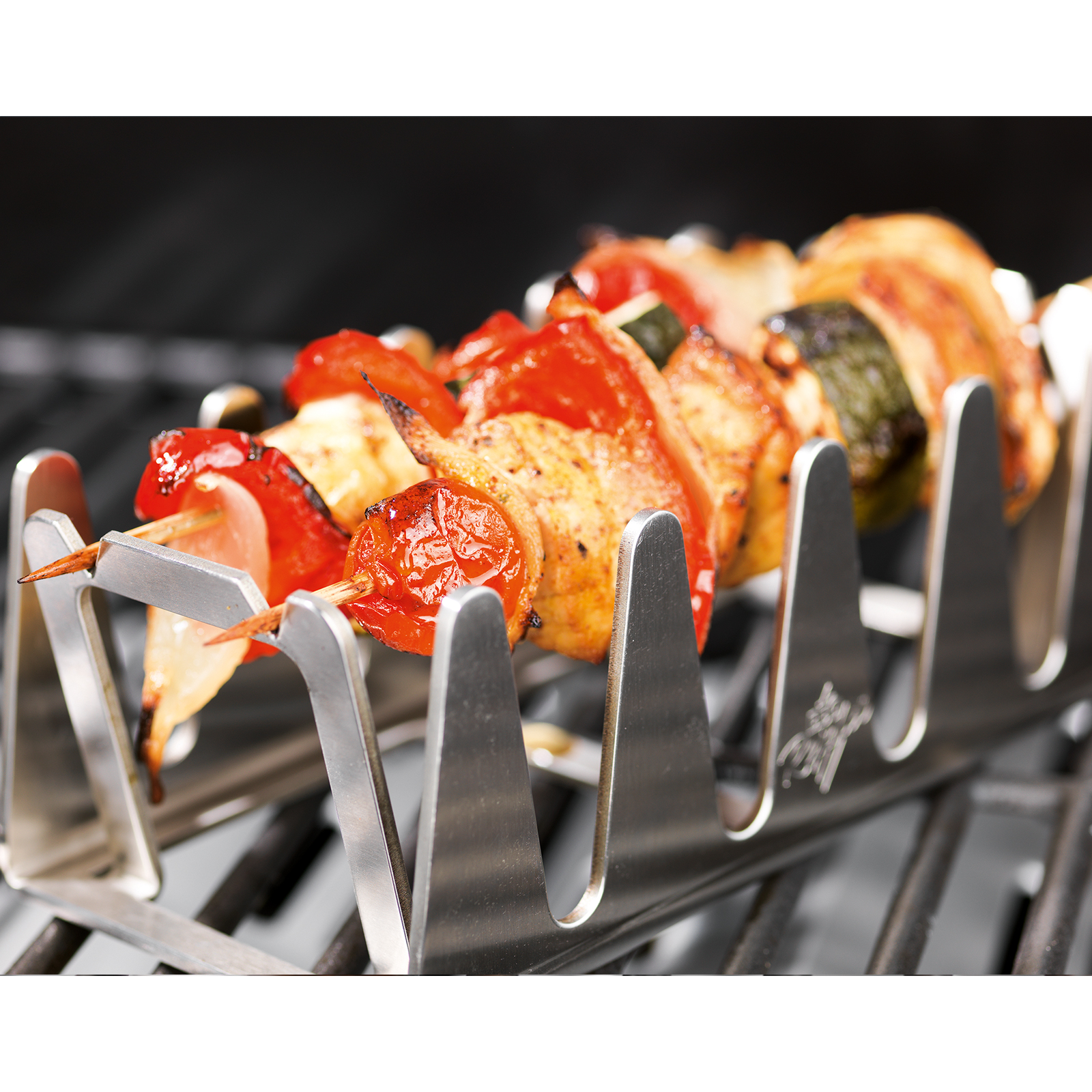 BBQ RESCHER Multi-Grillständer - Edelstahl - rostfrei