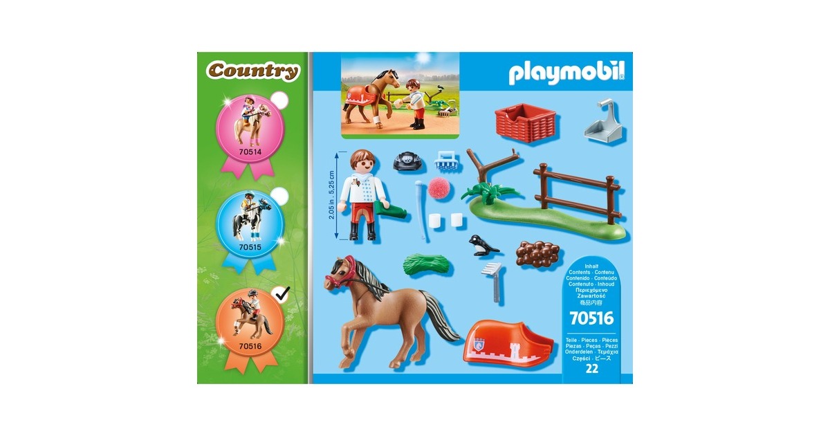 PLAYMOBILCountry - Verzamelpony Connemara Constructiespeelgoed  (70516)