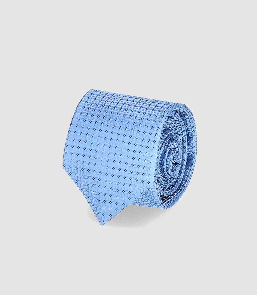Cravate basique 7cm bleu ciel TEO