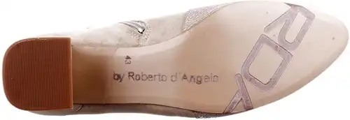 Roberto d'Angelo beige combi Seine - maat 43 enkellaars beige combi - maat 43 Calandschoen