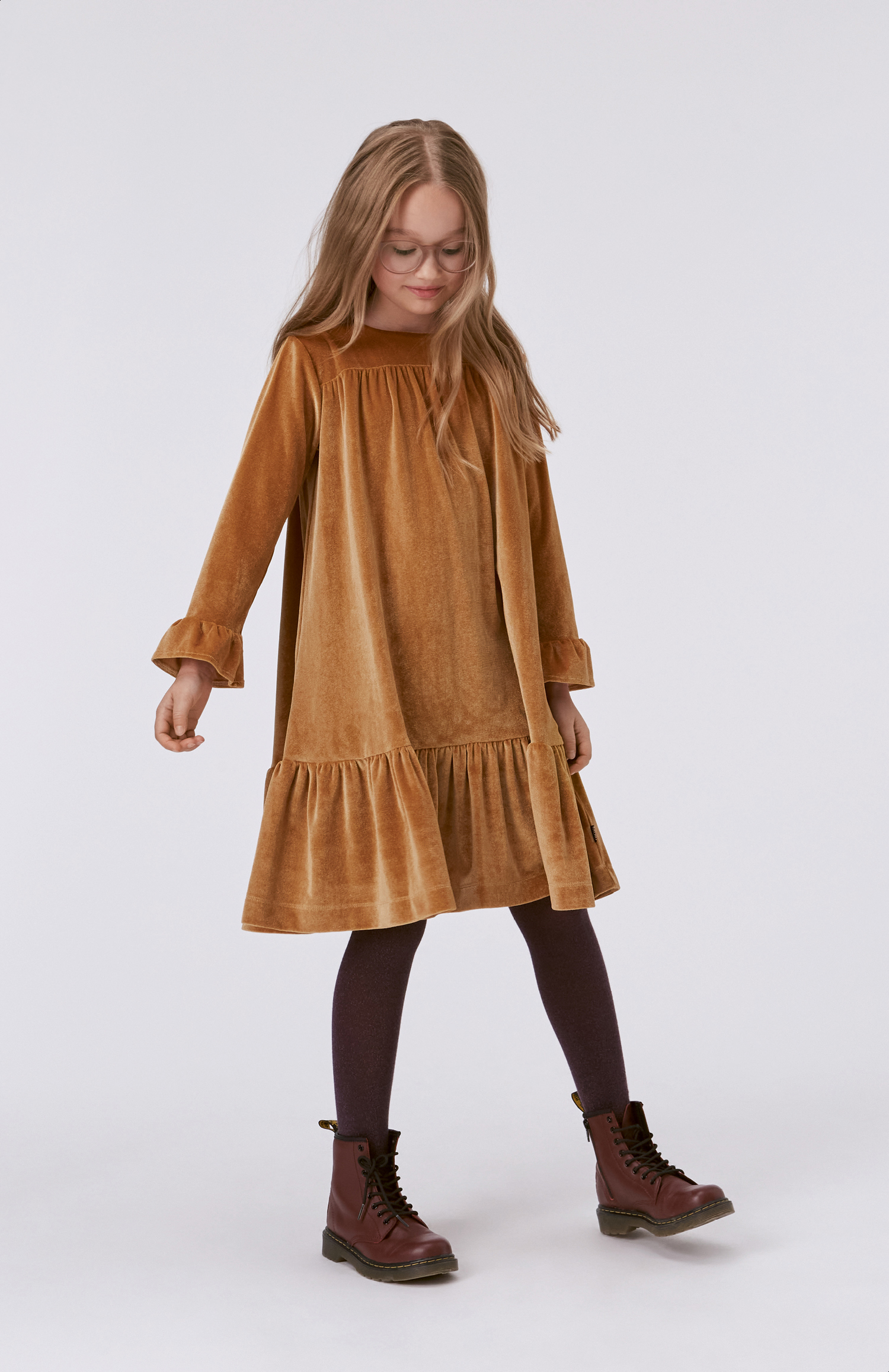 Glitter tights - Purple Shadow