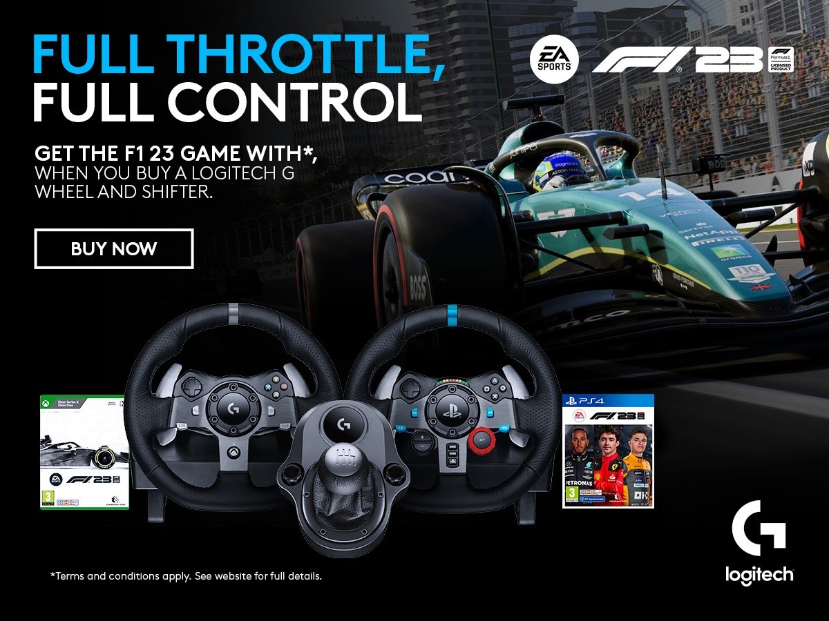 Logitech - G29 Driving Force PS3/PS4/PS5 +Driving Force Shifter With F1 24For PS5 - Bundle