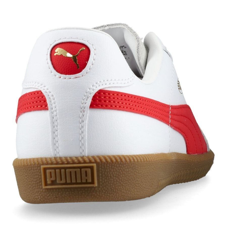 PUMA King 21 IT - Blanc/Rouge