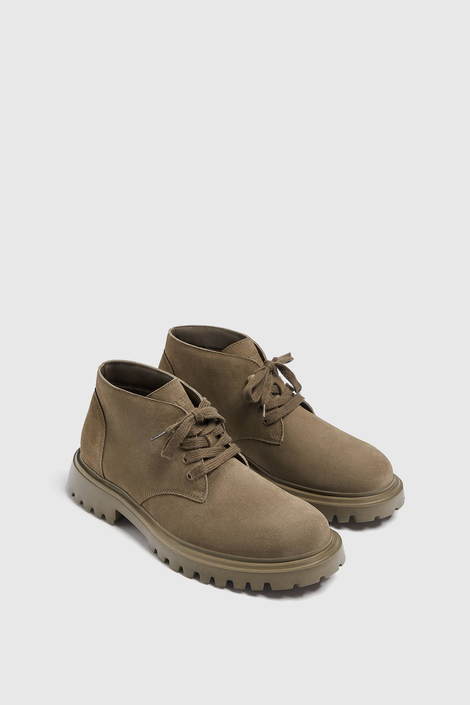 BOTA DE COURO DESERTO - MARROM