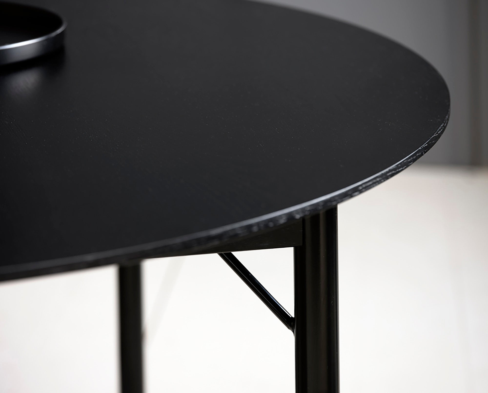 Noka Eetkamertafel - ø120 cm - Zwart