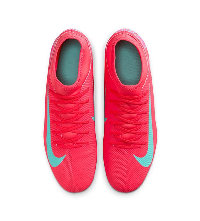 Nike Men Superfly 10 Club FG/MG Voetbalschoenen EMBER-GLOW-AURORA-GREEN