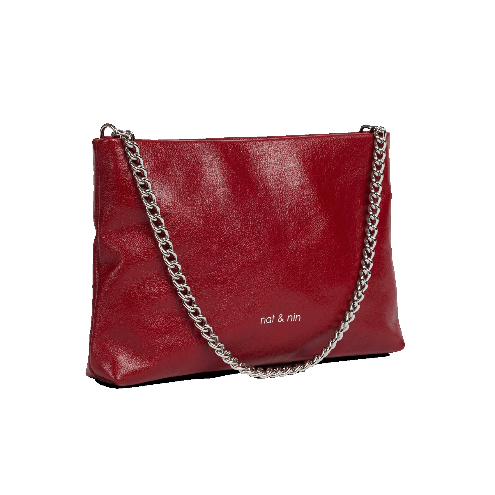 MOLLY - Pochette en cuir | Rouge