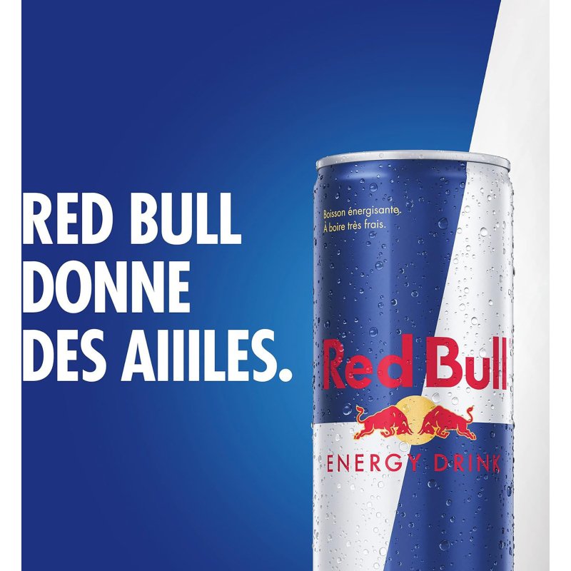 Red Bull 25 cl - 8 canettes