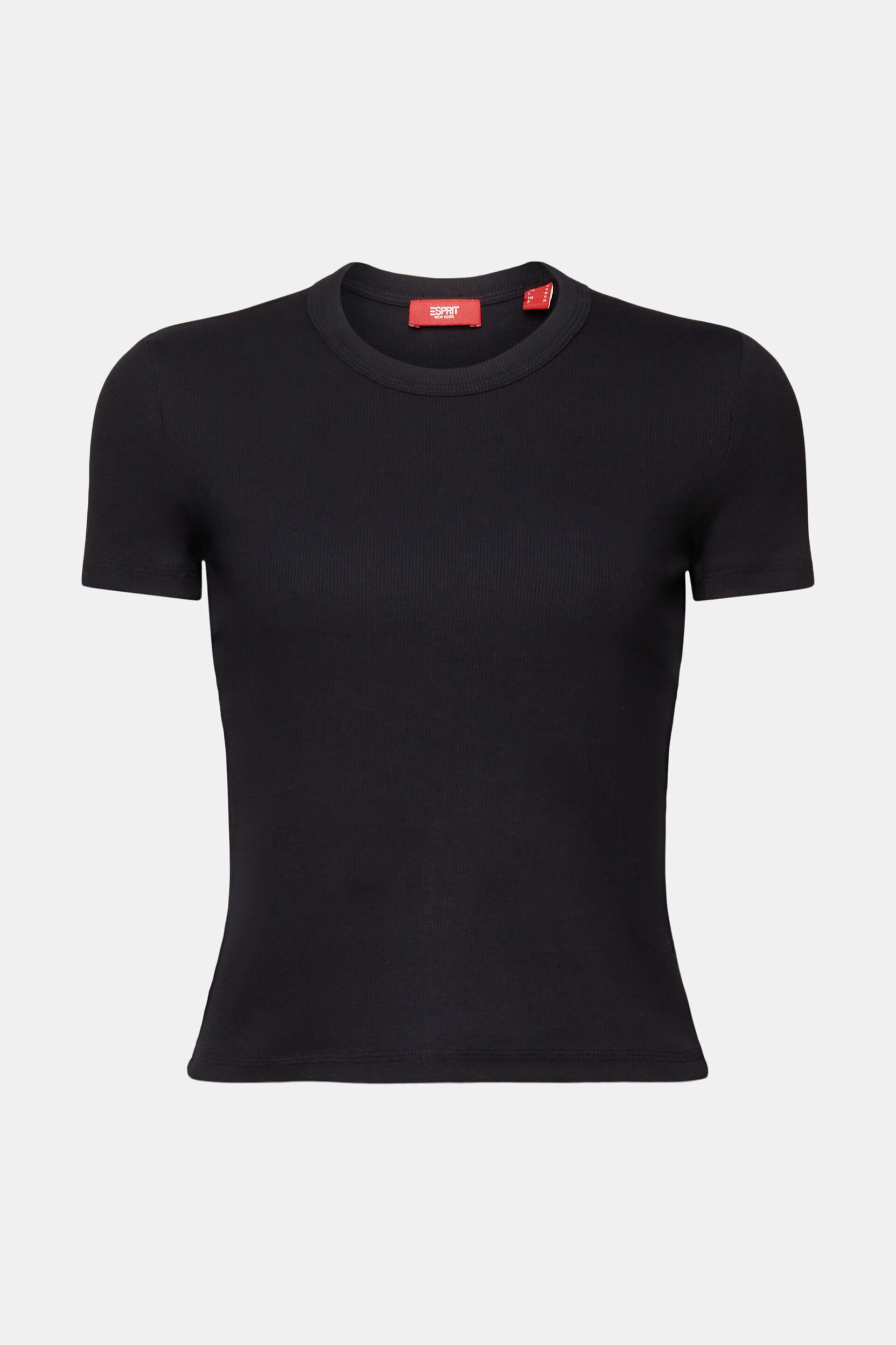 T-shirt en jersey côtelé