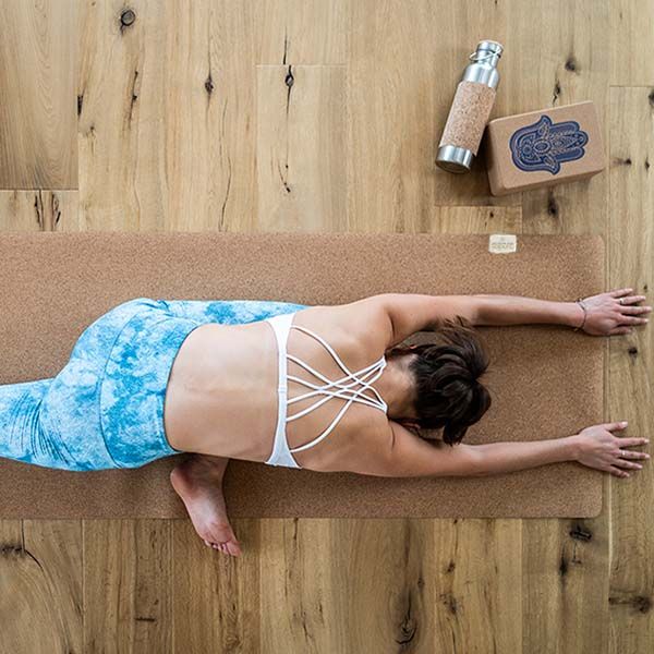 Yogamatte Kork Kautschuk - Extra lang | 190cm | SAPURA®