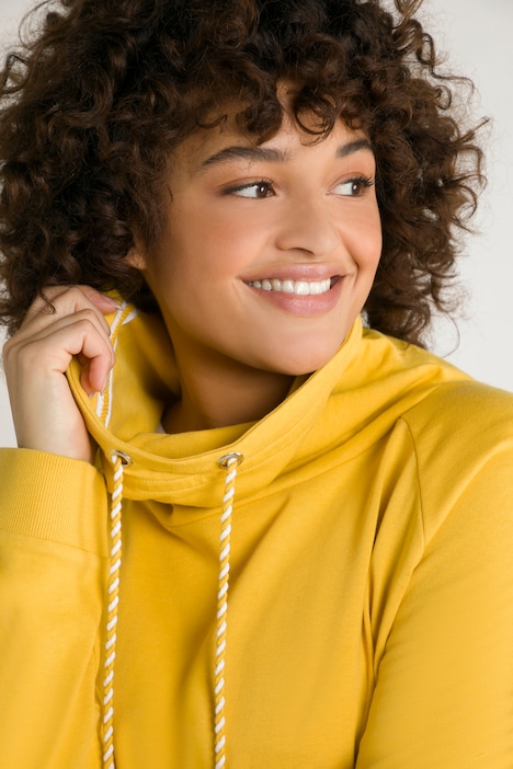 Bellieva-Sweatshirt, elastische Seitennähte, Langarm
