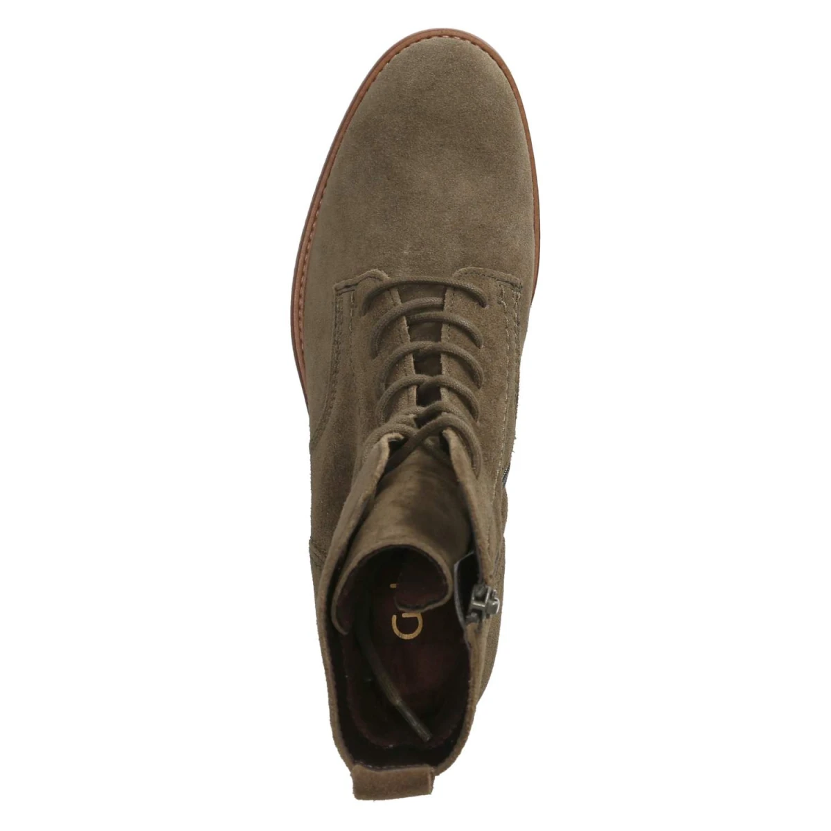 GaborSchnürstiefeletten - oliv