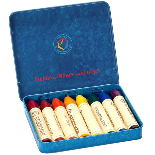Stockmar waskrijtjes assorti waldorf - 8st