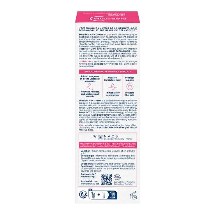 Bioderma Sensibio AR + Creme, 40 ml