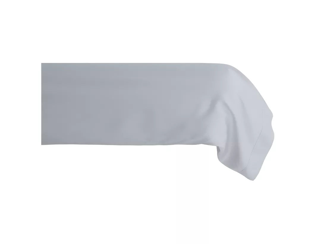 Taie De Traversin Percale Pur Coton 80 Fils/cm² Vent Du Sud - Neige - 43 X 190 Cm