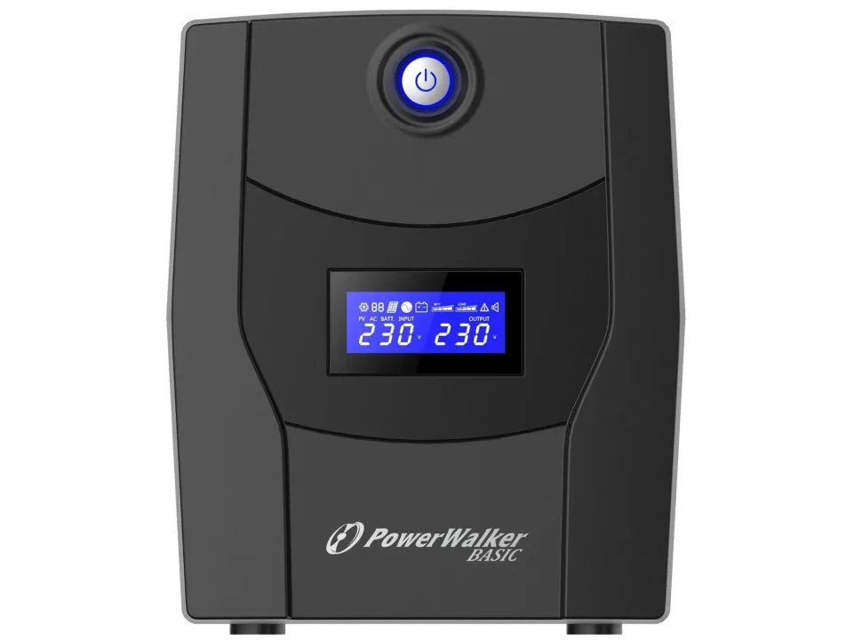 PowerWalker Basic VI 1500 STL FR - UPS - AC 162 - 290 V - 900 Watt - 1500 VA - 7.2 At - USB - output-stikforbindelser: 4