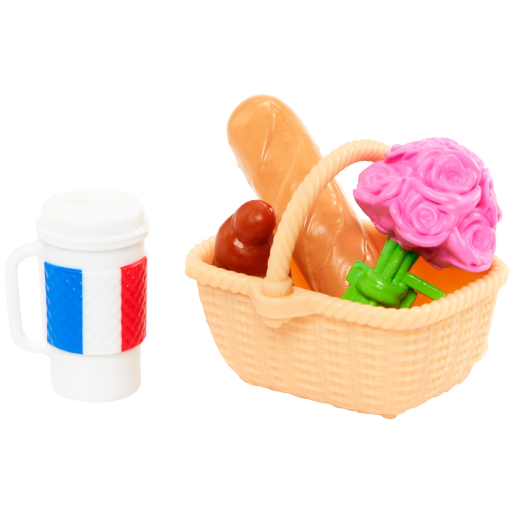 Barbie Pink Passport Paris Puppe mit Zubehör