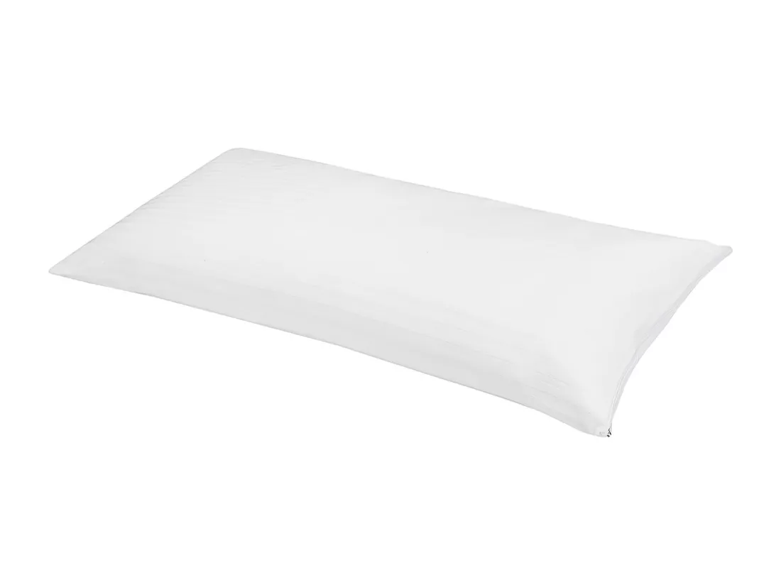 Taie d'oreiller 100% coton rayé, extra douce