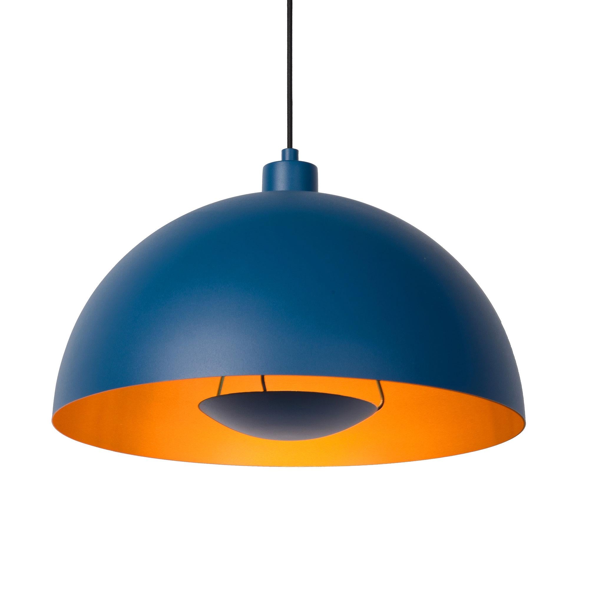Siemon hanglamp Ã40 blauw