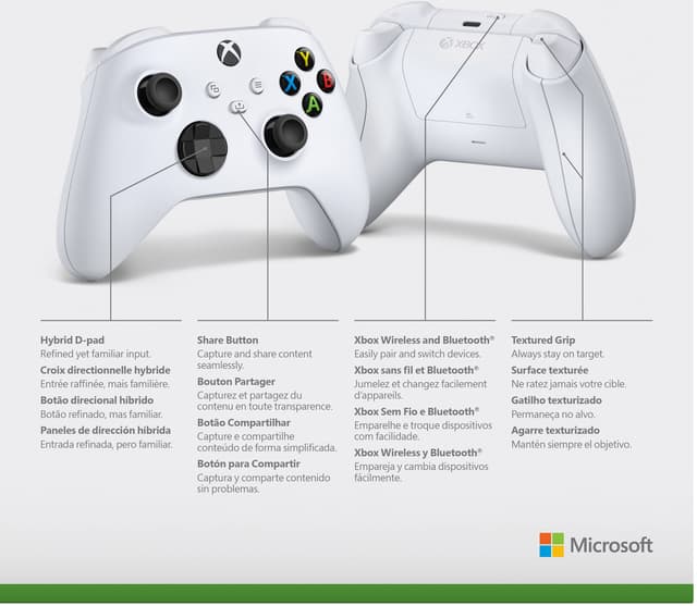Microsoft Xbox Wireless controller (hvid)
