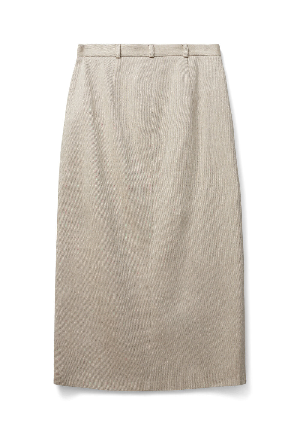 BLANCHE  Aestas midi nederdel - Oxford Tan