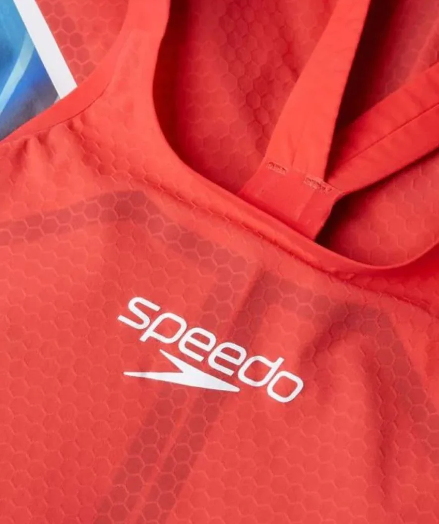 Speedo konkurrence badedragt til damer - LZR Pure Intent 2.0 - Rød/multi
