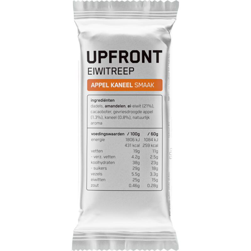 Upfront Eiwitreep appel kaneel