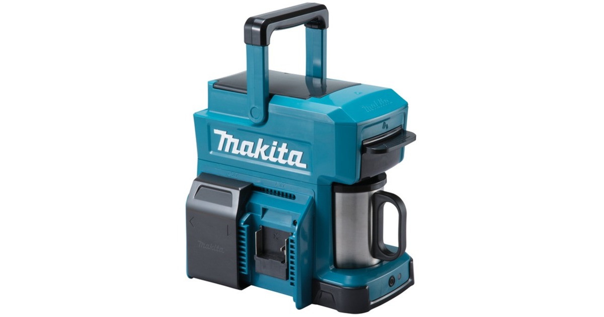 MakitaKoffiezetapparaat DCM501Z padmachine  (Blauw/zwart)