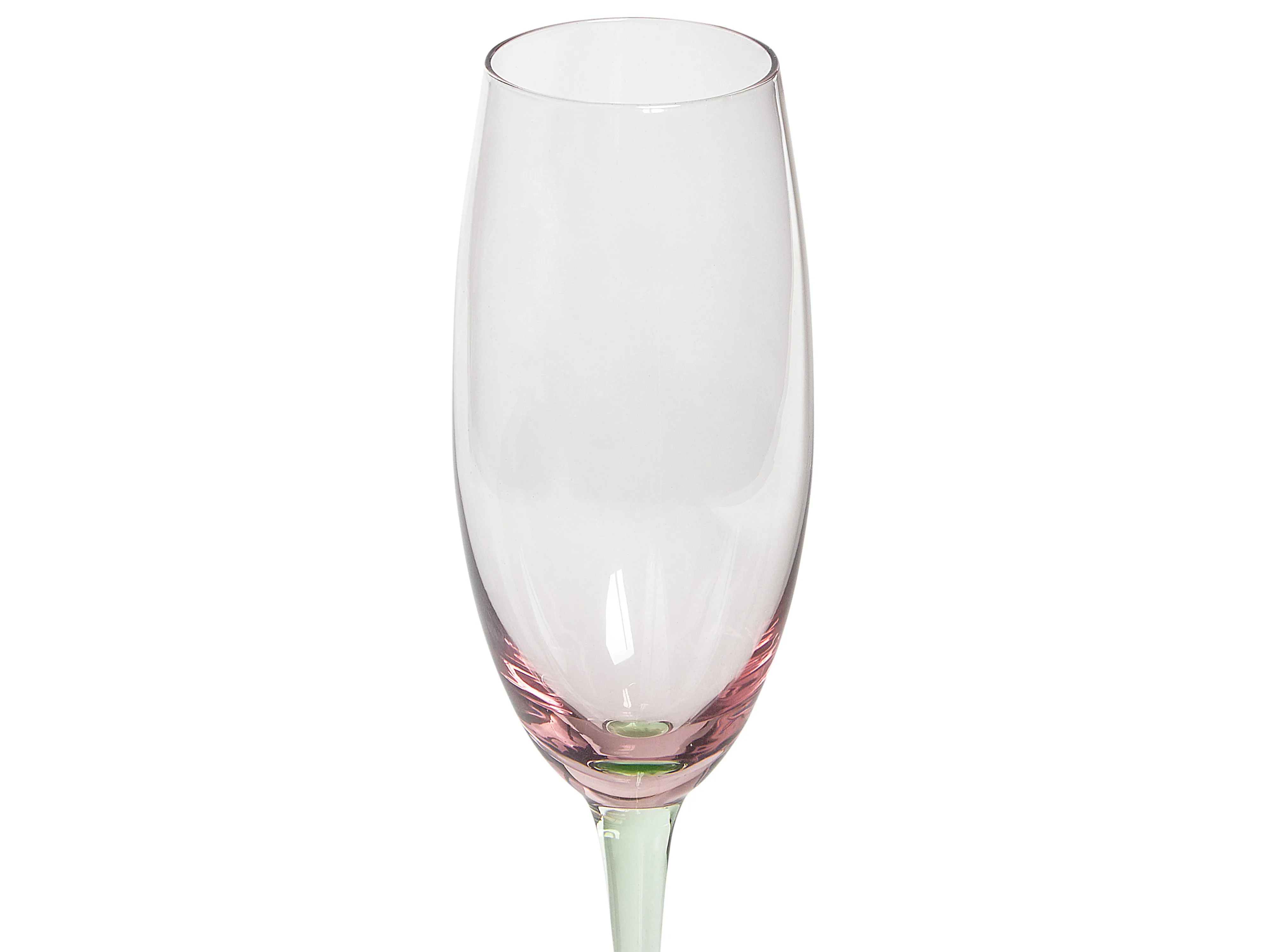 Set van 4 champagneglazen DIOPSIDE 200 ml Roze