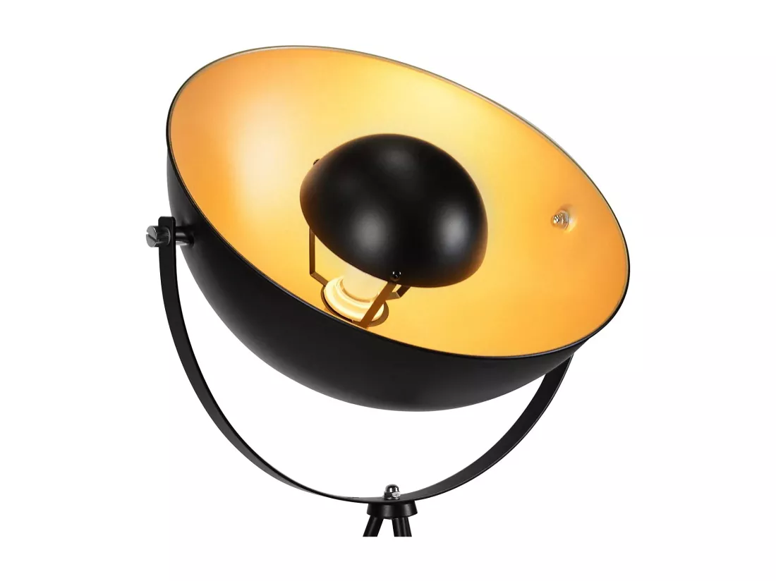 Lampadaire trépied avec abat métal argentée 70 x 70 x 163 cm 01_0000402