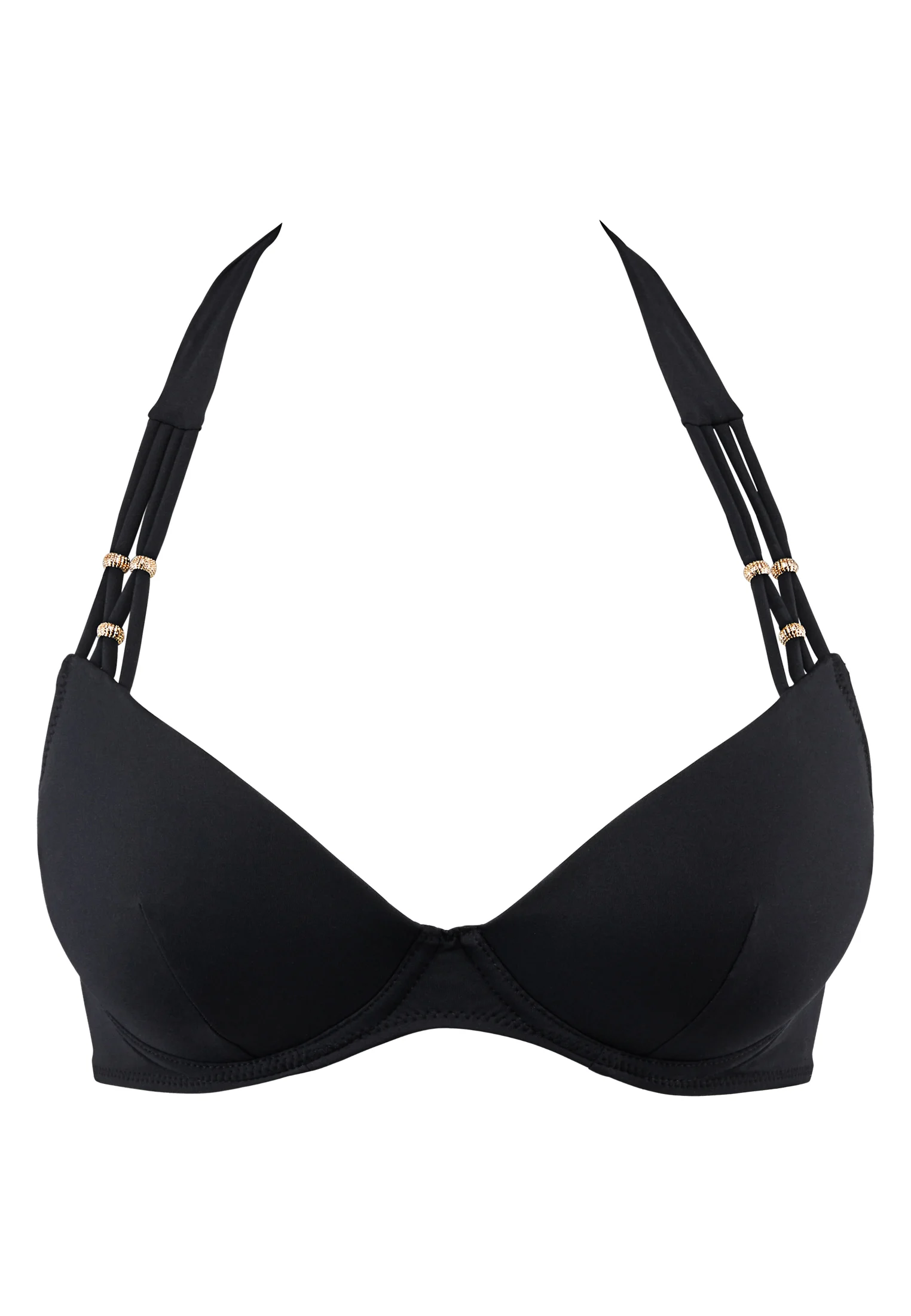 SECRET LAGUNA - Haut de maillot de bain push-up coques | Noir