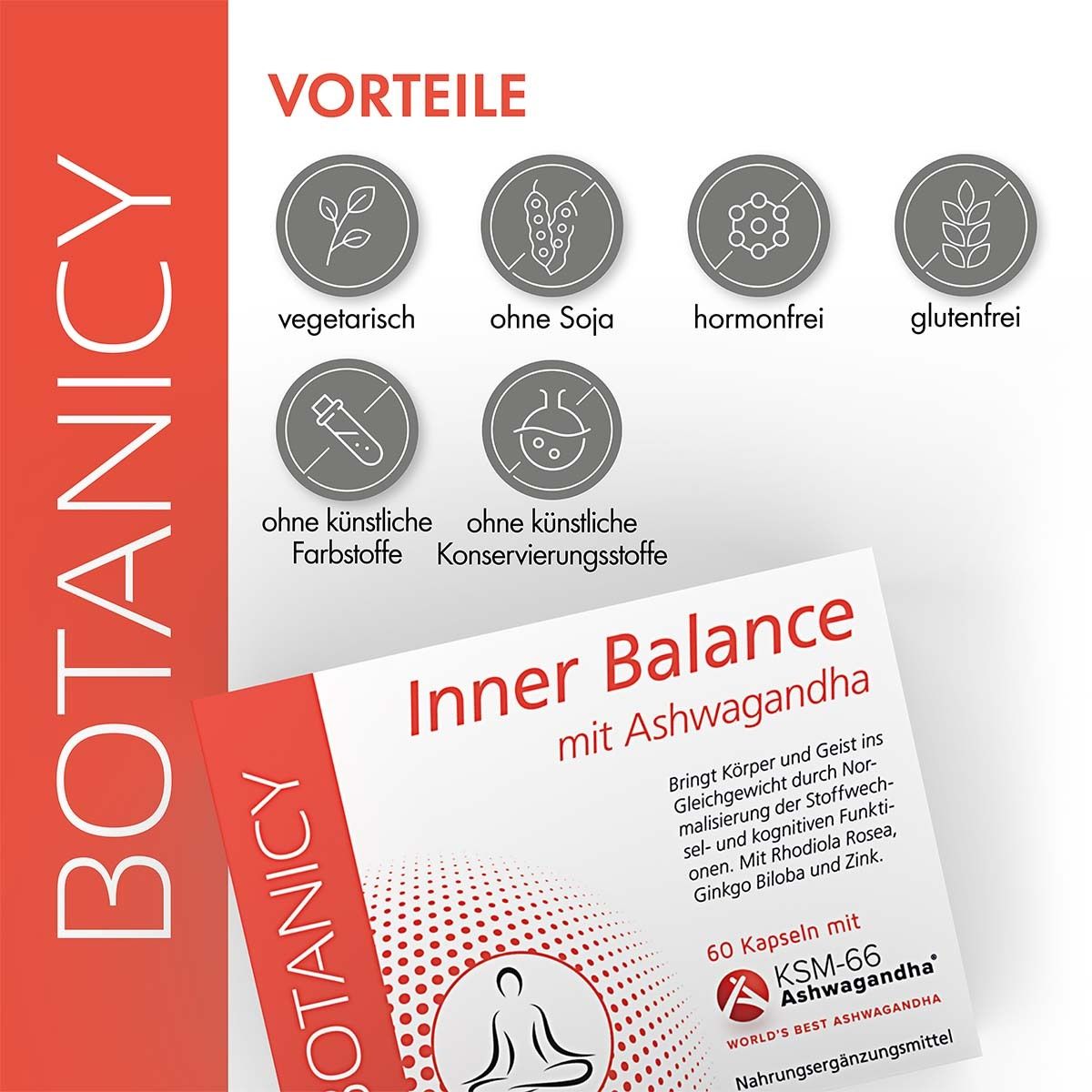 BOTANICY Inner Balance mit Ashwagandha