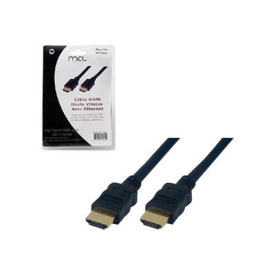 MCL Samar - câble HDMI haute vitesse 3D/4K avec ethernet (M) - 3 m