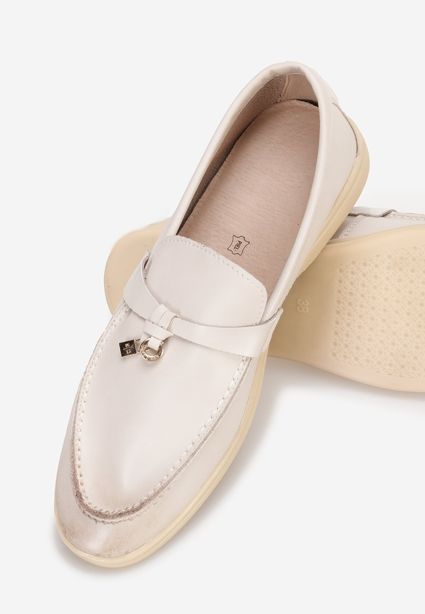 Mocassins femme beige Anette