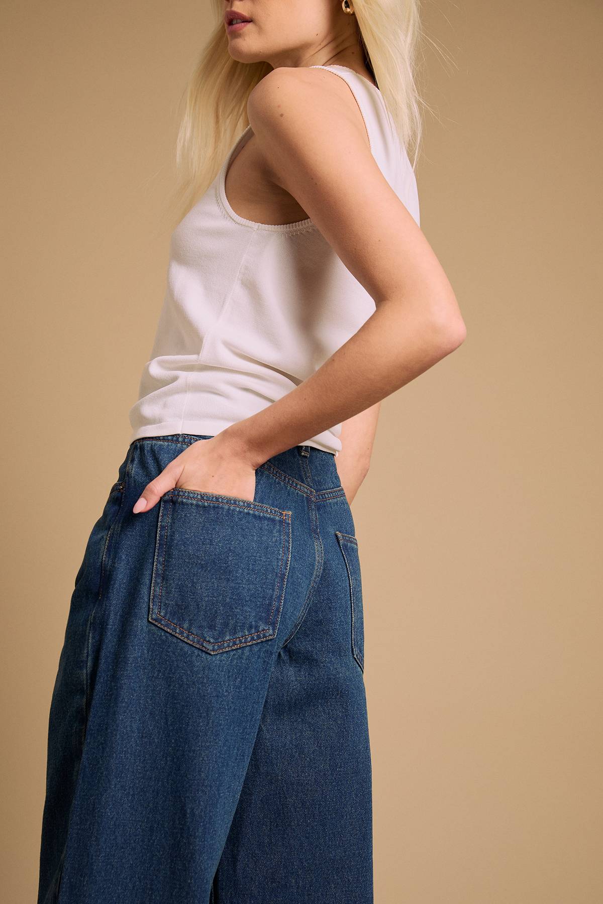 Oasis Jean Coupe Droite Style Western