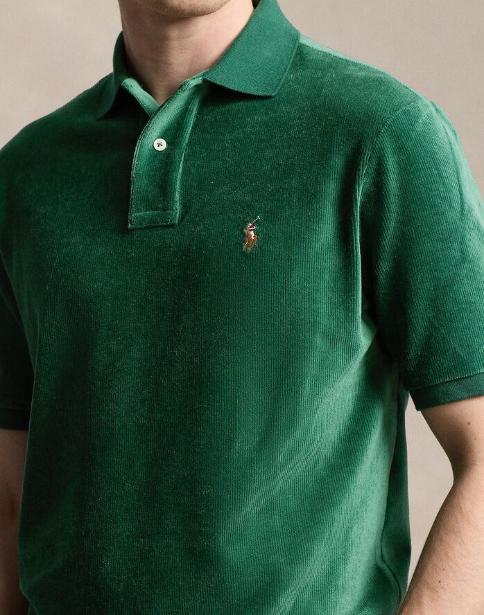 Polo Ralph Lauren KNIT CORDUROY-SSL-PSH Moss agate