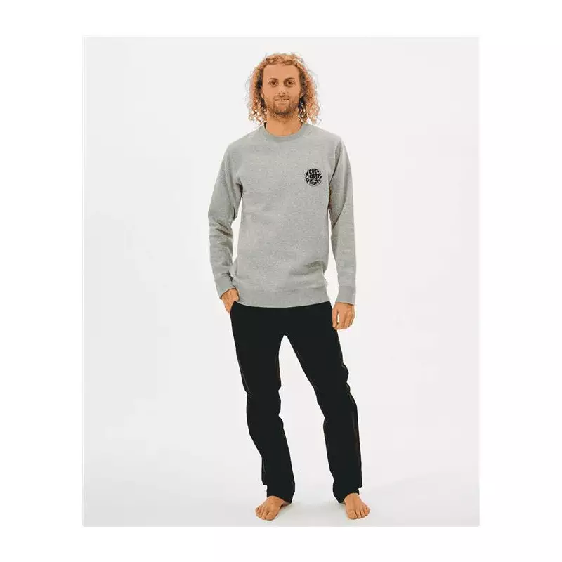 Sweat RIPCURL Wetsuit Icon Crew Grey Marle 2XL