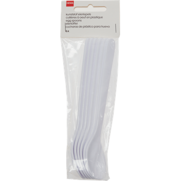 HEMA Eierlepels Kleur 6 Stuks