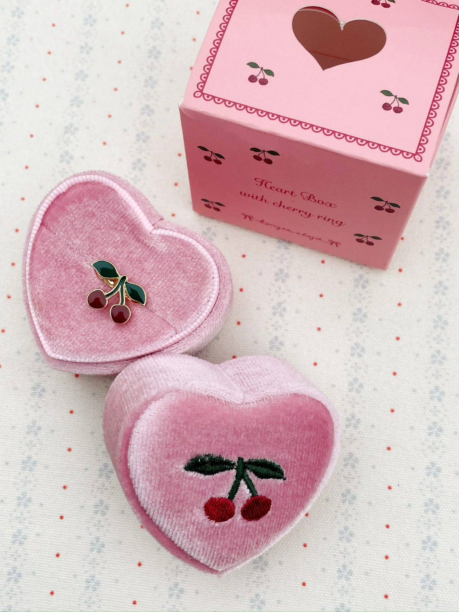 Love ringe - cherry - OS