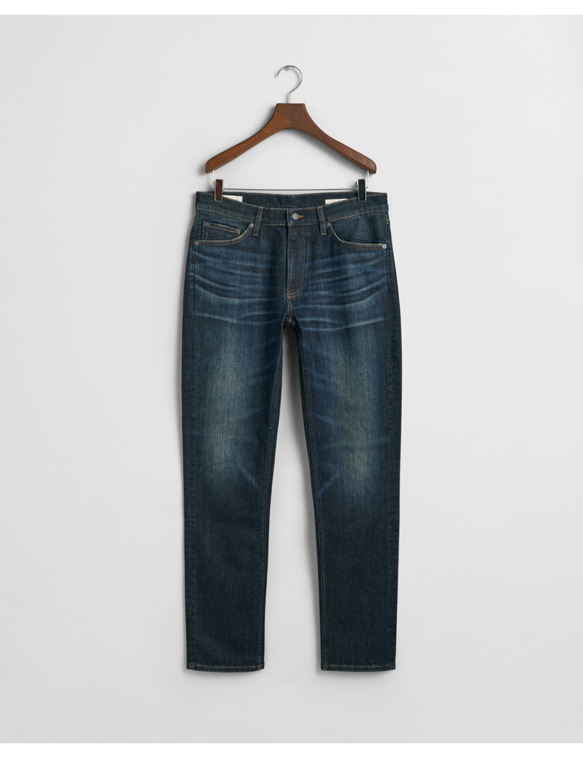 Dark Blue Slim Archive Jeans