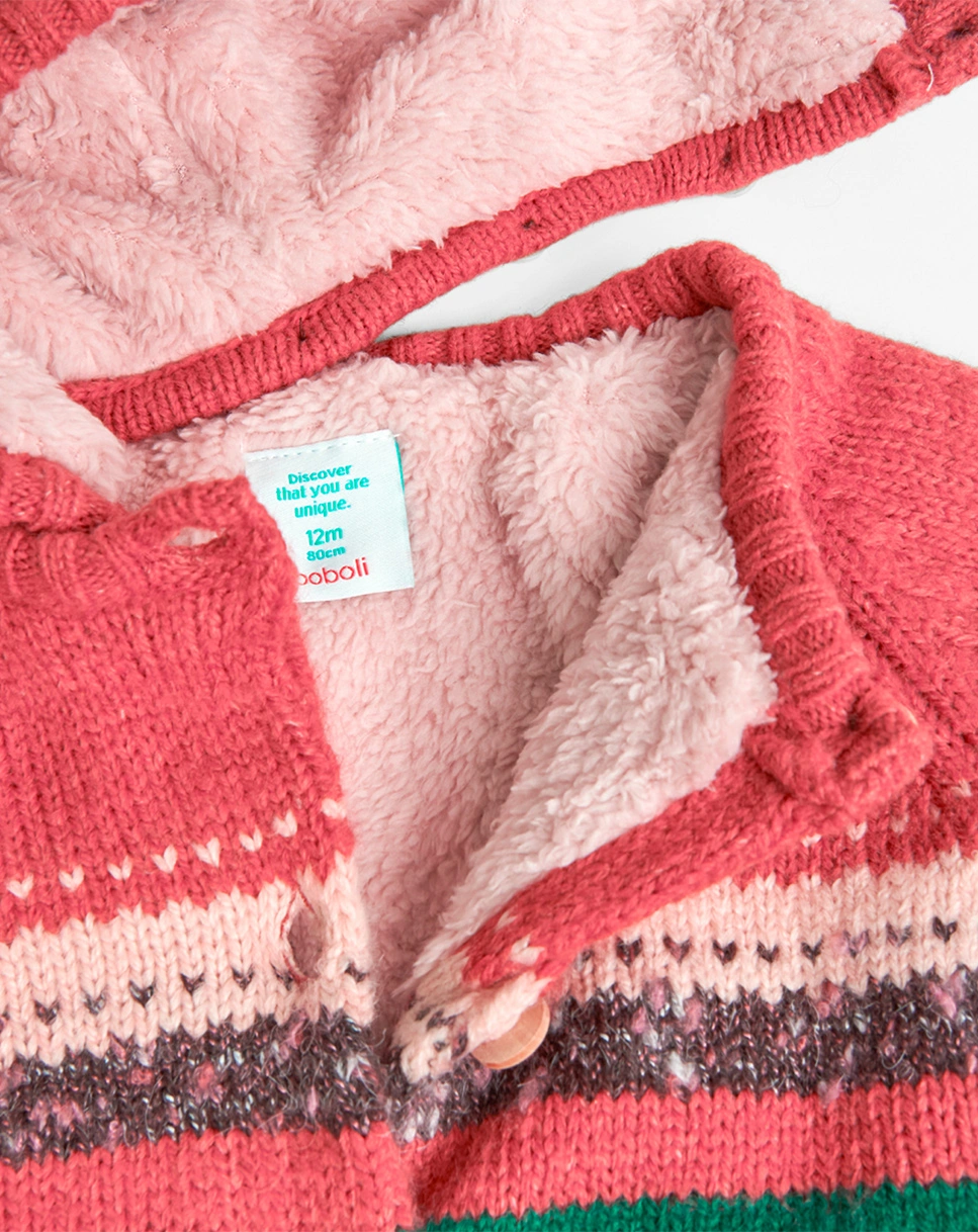 Strickjacke COLOR STRIPES in bunt