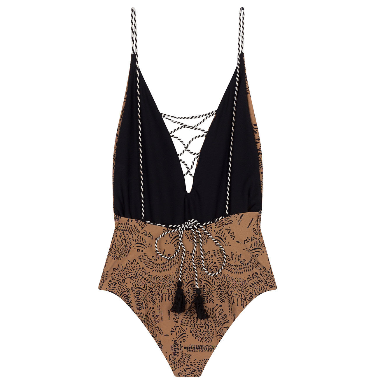 Wild Maillot de bain 1 pièce Zambie moka/noir