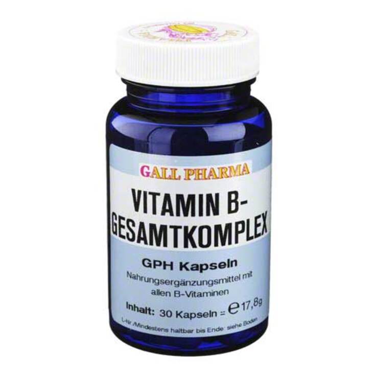 Vitamin B Gesamtkomplex Kapseln, 30 St
