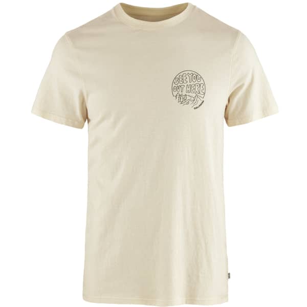 T-shirt FJALLRAVEN HEMP BLEND OUT HERE TSHIRT M CHALK WHITE